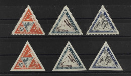 Lettland, 1933, 225-27 A/B, Postfrisch - Lettland
