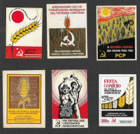 Portugal PCP Parti Communiste 10 Autocollant Reforma Agrária Réforme Agraire Land Reform C. 1976 Communist Party Sticker - Adesivi