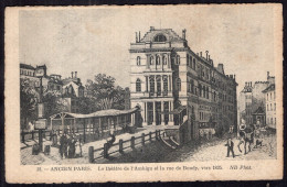 France - 1911 - Paris - Le Theatre De L'Ambigu Et La Rue De Bondy Vers 1835 - Altri Monumenti, Edifici