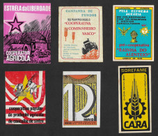 Portugal 9 Autocollant Politique C. 1976 Reforma Agrária Réforme Agraire Land Reform 9 Political Sticker - Adesivi