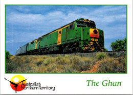 7-5-2024 (4 Z 25) Australia -  (2 Postcards) The Ghan And The New Ghan (train) - Trenes