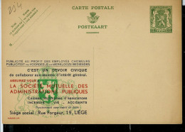 Publibel Neuve N° 214  ( Socièté Mutuelle Des Administrations Publiques Liège) - Publibels