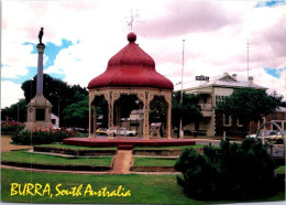 7-5-2024 (4 Z 25) Australia -  SA - Burra War Memorial An Music Kiosk  (posted With Owl Stamp) - Monuments Aux Morts