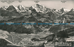 R036591 Interlaken. Berner Oberland Mit Harderkulm. Photoglob - Monde