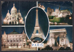 France - 1962 - Paris - Panoramics - Paris Bei Nacht