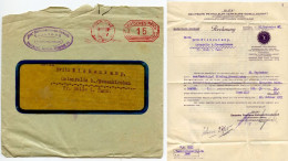 Germany 1927 Cover & Letter; Dortmund - „OLEX" Deutsche Petroleum-Verkaufs-Gesellschaft; 15pf. Meter - Covers & Documents