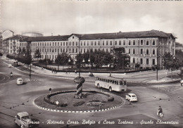 Torino Rotonda Corso Belgio E Corso Tortona Scuole Elementari - Andere Monumenten & Gebouwen