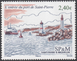 F-EX50320 SAINT PIERRE ET MIQUELON MNH 2007 HARBOR OF SAINT PIERRE LIGHTHOUSE.  - Unused Stamps