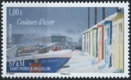 F-EX50346 SAINT PIERRE ET MIQUELON MNH 2009 ART PAINTING WINTER LANDSCAPE.  - Ongebruikt