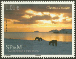 F-EX50343 SAINT PIERRE ET MIQUELON MNH 2007 ART PAINTING SUNRISE.  - Neufs