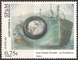 F-EX50341 SAINT PIERRE ET MIQUELON MNH 2006 ART PAINTING JEAN CLAUDE GIRARDIN SHIP.  - Unused Stamps