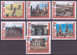 F-EX50306 CHAD TCHAD MNH 1999 ARCHEOLOGY MARVELS CHICHEN ITZA PERSOPOLIS.  - Archeologia