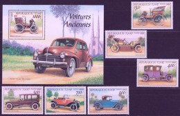 F-EX50312 CHAD TCHAD MNH 1999 OLD CAR AUTOMOVIL AUTO.  - Voitures