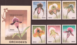 F-EX50285 GUINEE GUINEA MNH 1997 ORCHID ORQUIDEAS FLORES FLOWER.  - Orchids