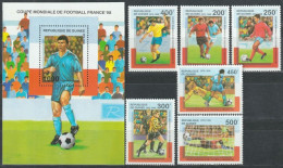 F-EX50283 GUINEA GUINEE MNH 1998 WORLD SOCCER CUP CHAMPIONSHIP.  - Unused Stamps