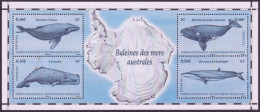 F-EX49834 TAAF FRANCE ANTARCTIC MNH 2011 MARINE WILDLIFE FISH WHALE OF SOUTHERN. - Balene