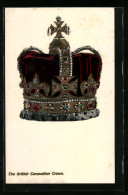 Embossed Pc British Coronation Crown  - Royal Families