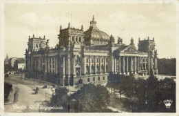Germany. Berlin. Reichstagsgebaude.  Illustrated View Posted Postcard - Autres & Non Classés