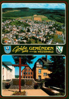 73944117 Gemuenden_Westerwald Fliegeraufnahme Ortsmotiv - Altri & Non Classificati