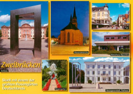 73944095 Zweibruecken_Pfalz Schloss Alexanderkirche Fussgaengerzone Bibliotheca  - Zweibruecken