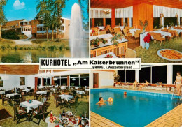 73943966 Brakel_Westfalen Kurhotel Am Kaiserbrunnen Speisesaal Hallenbad - Brakel