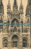 R036819 La Cathedrale De Rouen. Ensemble De La Facade. C. V. No 166 - Welt