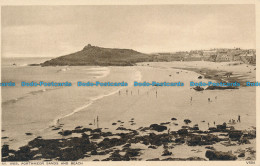 R037130 St. Ives Porthmeor Sands And Beach. Photochrom. No V504 - Mondo