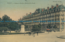 R037766 Dijon. Statue De Rude Et Hotel De La Cloche. 1915 - Mondo