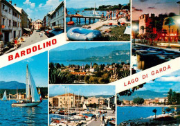 73902634 Bardolino Lago Di Garda IT Teiansichten Strand Hafenpartie Segeln  - Other & Unclassified