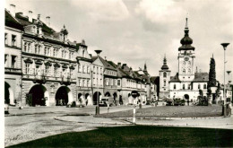73902537 Zatec Saaz CZ Stadtplatz Mit Blick Zum Rathaus  - Tsjechië