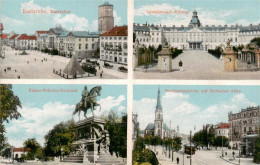 73902414 Karlsruhe Baden Marktplatz Grossherzogl Schloss Kaiser Wilhelm Denkmal  - Karlsruhe