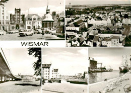 73902357 Wismar Mecklenburg Markt Mit Marktblick Hochbruecke Hafenpartien Wismar - Wismar