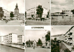 73902356 Sternberg Mecklenburg Karl Liebknecht Platz Rathaus Bad Und Konsum Stra - Autres & Non Classés