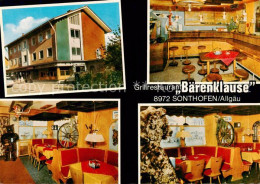 73864044 Sonthofen  Oberallgaeu Grillrestaurant Baerenklause Gastraeume Bar  - Sonthofen