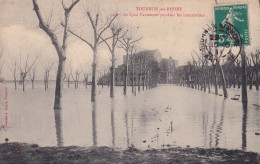 Tournon Sur Rhone (07 Ardèche) Le Quai Farconnet Pendant Les Inondations De 1910 - Tournon