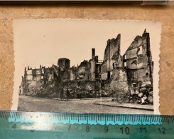 Réal Photo MILITARIA WW II BOMBARDEMENT  FALAISE CALVADOS 14 - Krieg, Militär