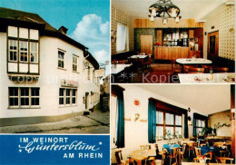 73863972 Guntersblum Gasthaus Zum Adler Gastraeume Guntersblum - Autres & Non Classés