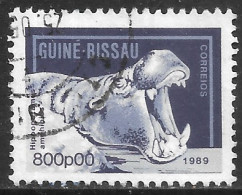 GUINE BISSAU – 1989 Animals 800P00 Used Stamp - Guinée-Bissau