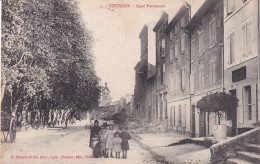 Tournon Sur Rhone (07 Ardèche) Le Quai Farconnet - édit. Bricout N° 3 Circulée 1905 - Tournon