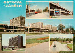 73796232 Zabreh Ostrava Bahn Teilansichten Strassenpartie Hotel NHKG  - República Checa