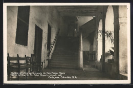 AK Cartagena, Stairs Leading To St. Peter Claver`s Historic Cell  - Kolumbien