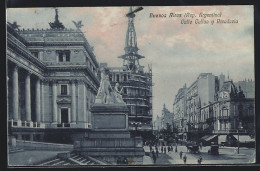 AK Buenos Aires, Calle Callao Y Rivadavia  - Argentinien