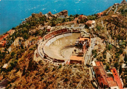 73795985 Taormina Sicilia IT Teatro Greco Fliegeraufnahme  - Other & Unclassified