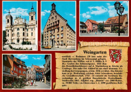 73795835 Weingarten Wuerttemberg Benediktinerbasilika Amtshaus Marktplatz Kornha - Autres & Non Classés