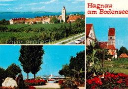 73795821 Hagnau Bodensee Ortsansicht Mit Kirche Weinort Kurort Uferpromenade Hag - Sonstige & Ohne Zuordnung