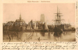 73795550 Amsterdam  NL Gezicht Op Dordrecht Gemaelde Rijks-Museum Amsterdam Kuen - Autres & Non Classés