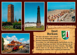 73251254 Borkum Nordseebad Alter Leuchtturm Neuer Leuchtturm Strandpromenade Bah - Borkum