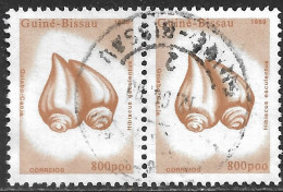 GUINE BISSAU – 1989 Vegetables 50P00 Pair Of Used Stamps - Guinée-Bissau
