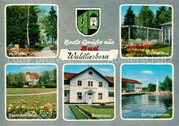 73250726 Waldliesborn Bad Kurpark Deutsches Haus Badehaus Springbrunnen Brunnenh - Lippstadt