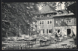 AK Bad Schandau, Aussenbereich Des Restaurants Auf Dem Kuhstall  - Bad Schandau